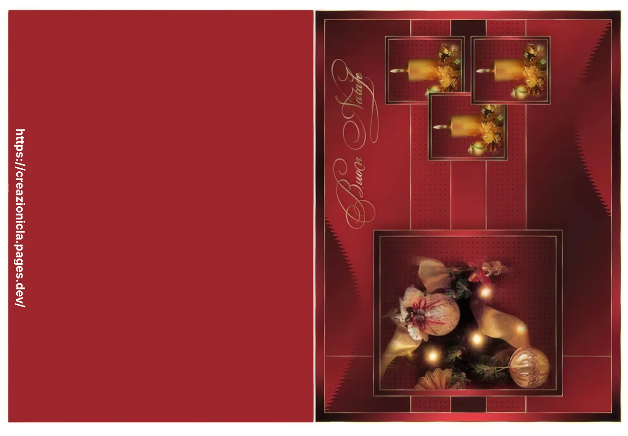 Cartoline Natale Stampabili Gratis — immagine 1