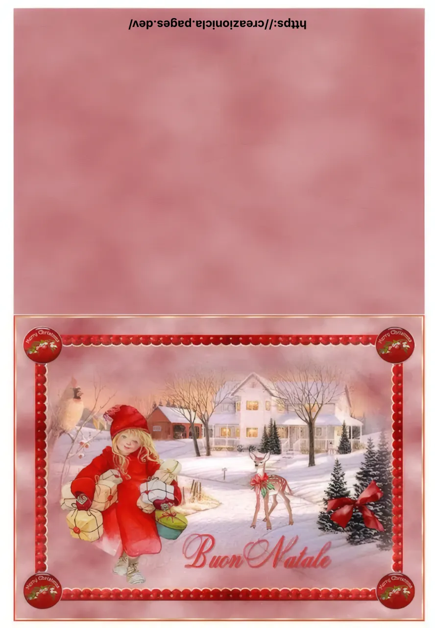 Cartoline Natale Stampabili Gratis — immagine 2