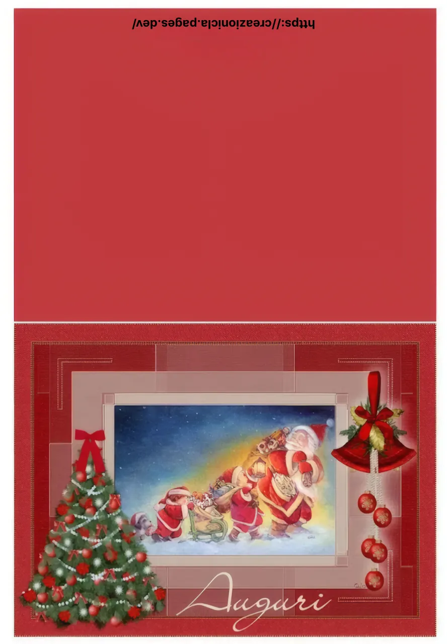 Cartoline Natale Stampabili Gratis — immagine 3