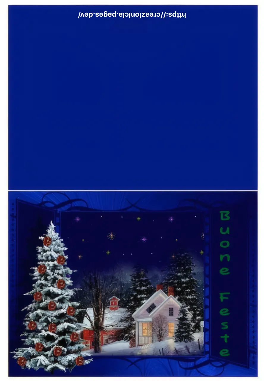 Cartoline Natale Stampabili Gratis — immagine 2
