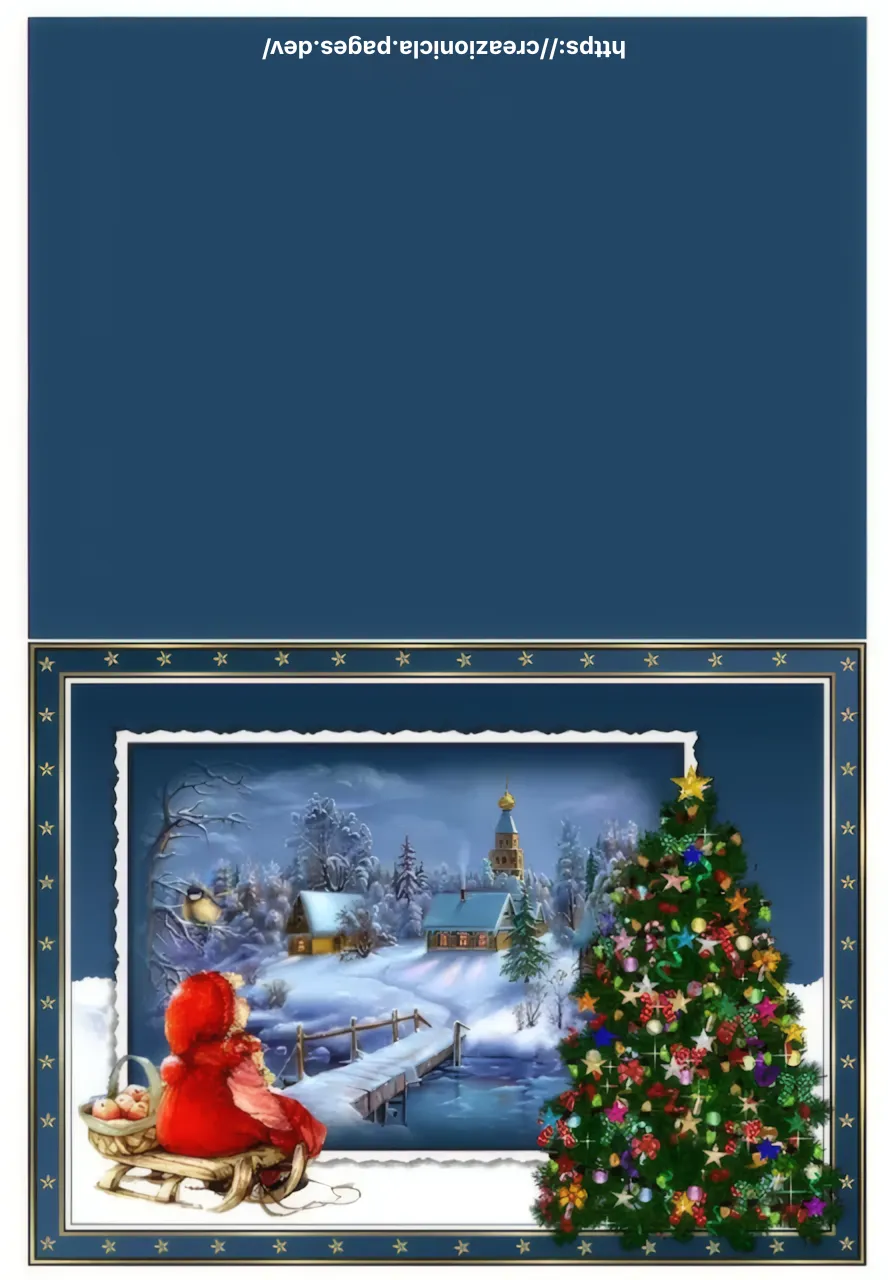 Cartoline Natale Stampabili Gratis — immagine 3