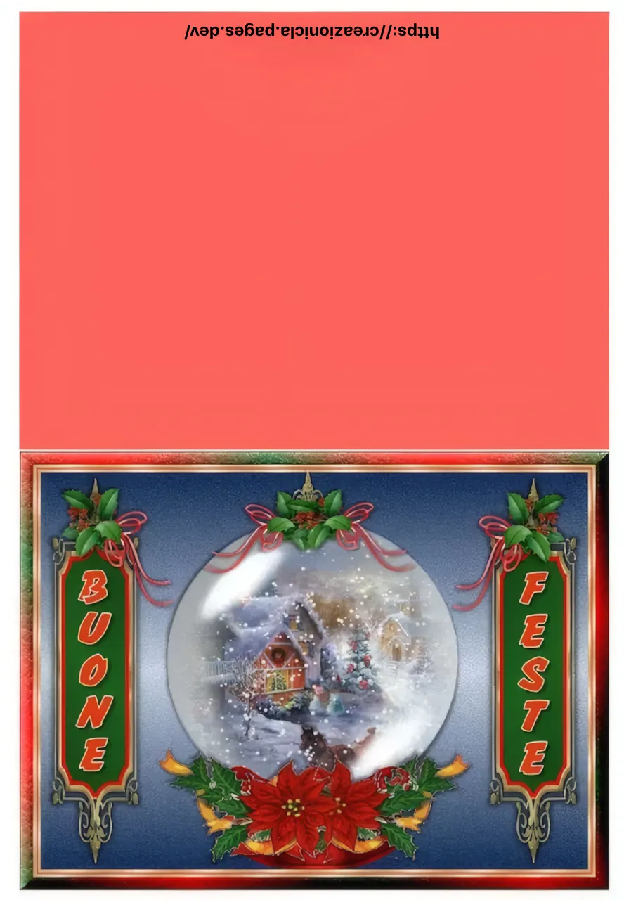 Cartoline Natale Stampabili Gratis — immagine 1