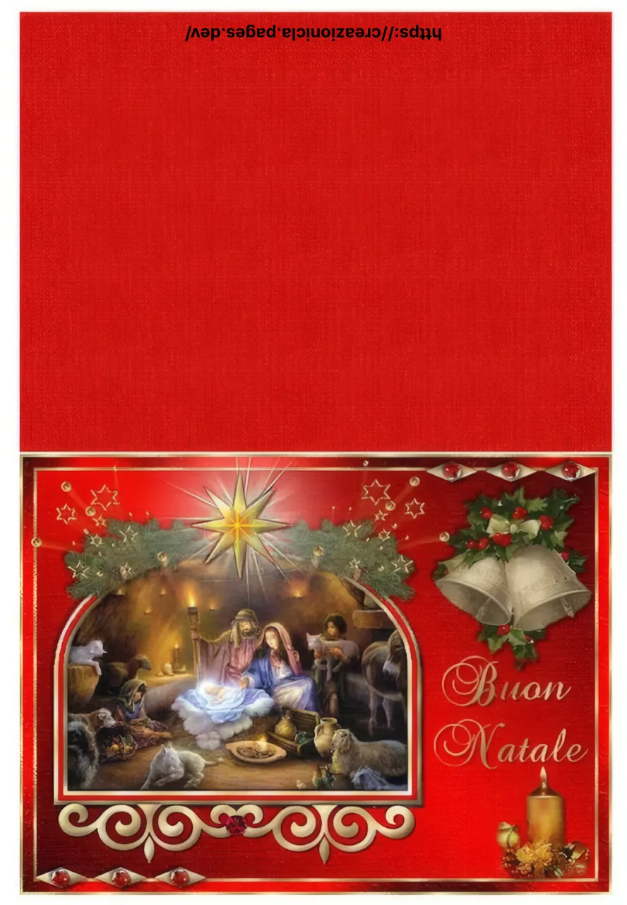 Cartoline Natale Stampabili Gratis — immagine 1