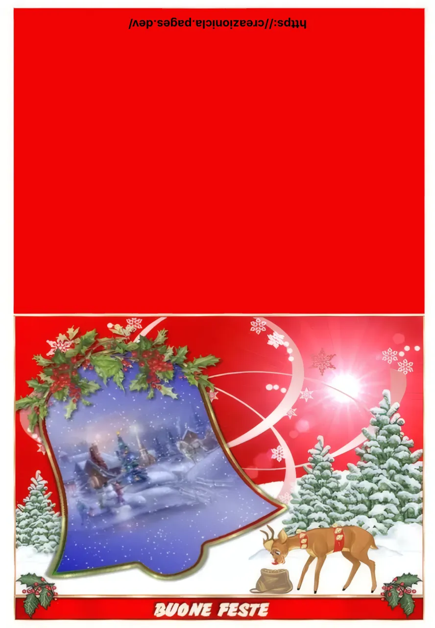 Cartoline Natale Stampabili Gratis — immagine 2