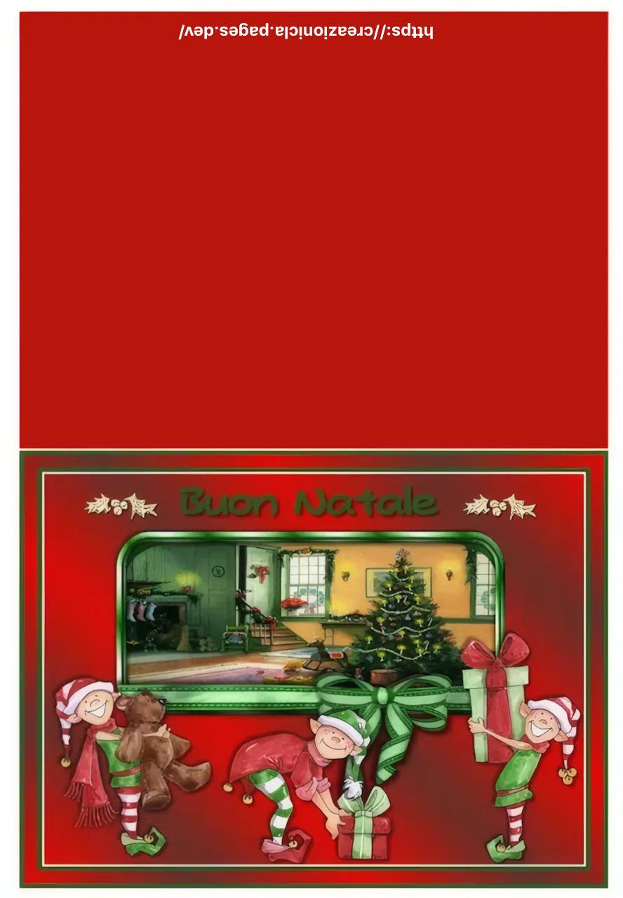 Cartoline Natale Stampabili Gratis — immagine 1