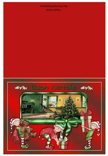 Cartoline Natale Stampabili Gratis