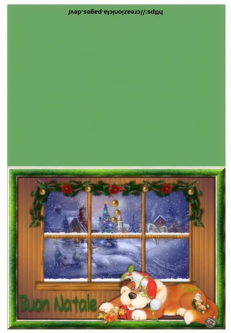 Cartoline Natale Stampabili Gratis — immagine 3