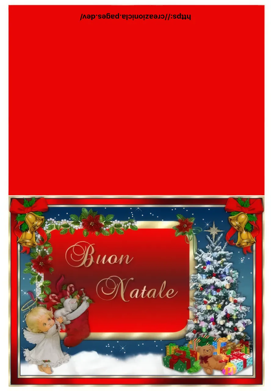 Cartoline Natale Stampabili Gratis — immagine 2