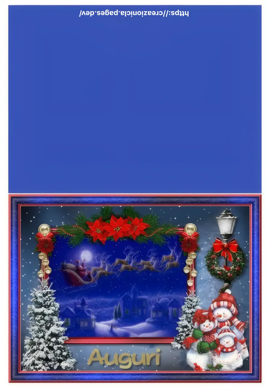 Cartoline Natale Stampabili Gratis — immagine 1