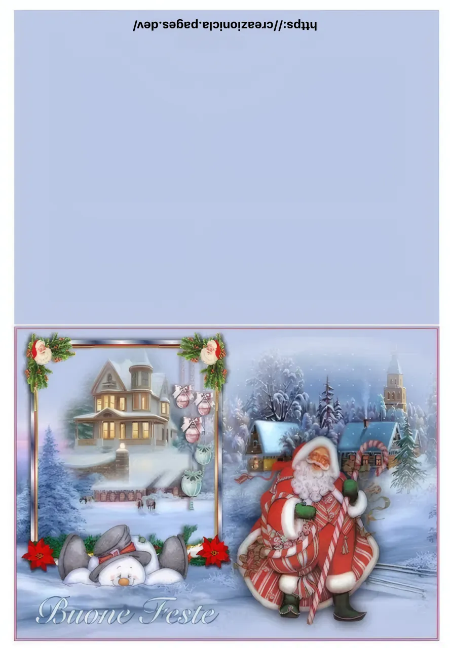 Cartoline Natale Stampabili Gratis — immagine 2