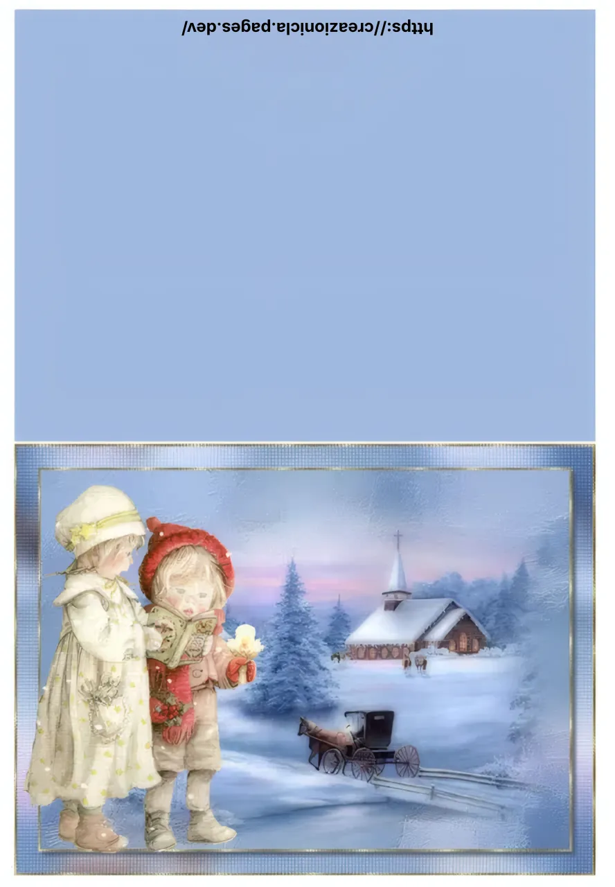 Cartoline Natale Stampabili Gratis — immagine 2