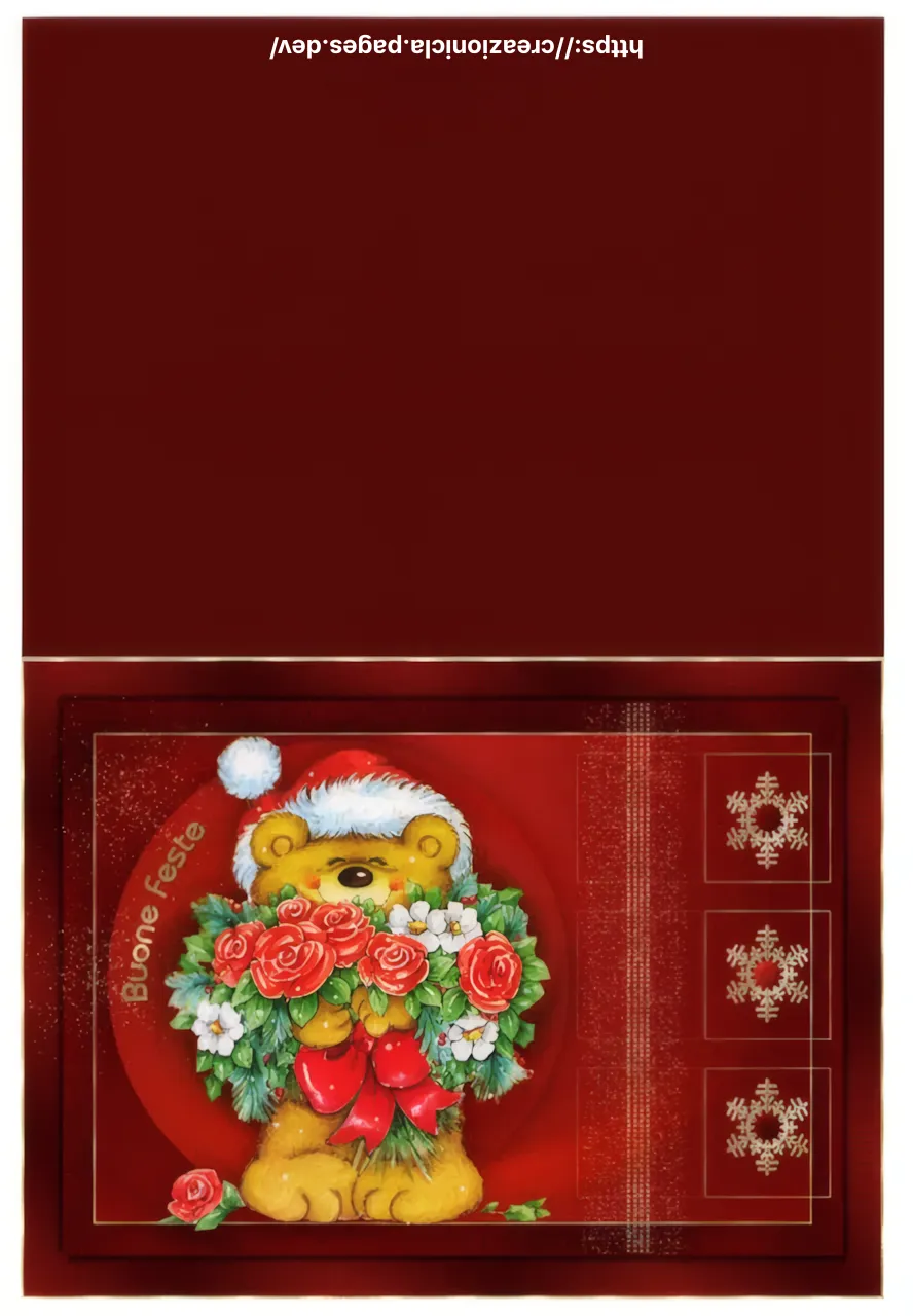 Cartoline Natale Stampabili Gratis — immagine 1