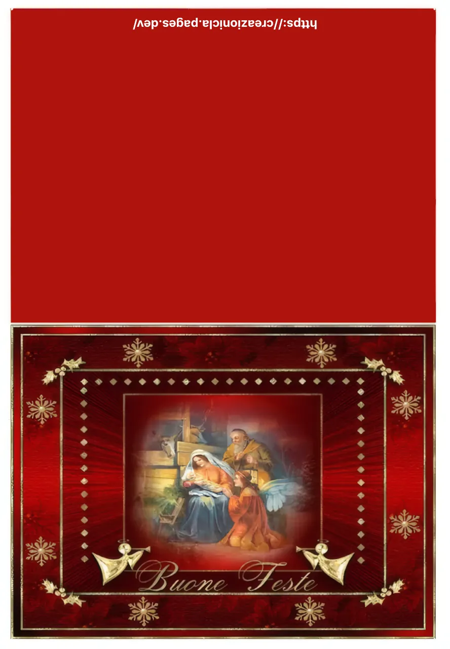 Cartoline Natale Stampabili Gratis — immagine 1