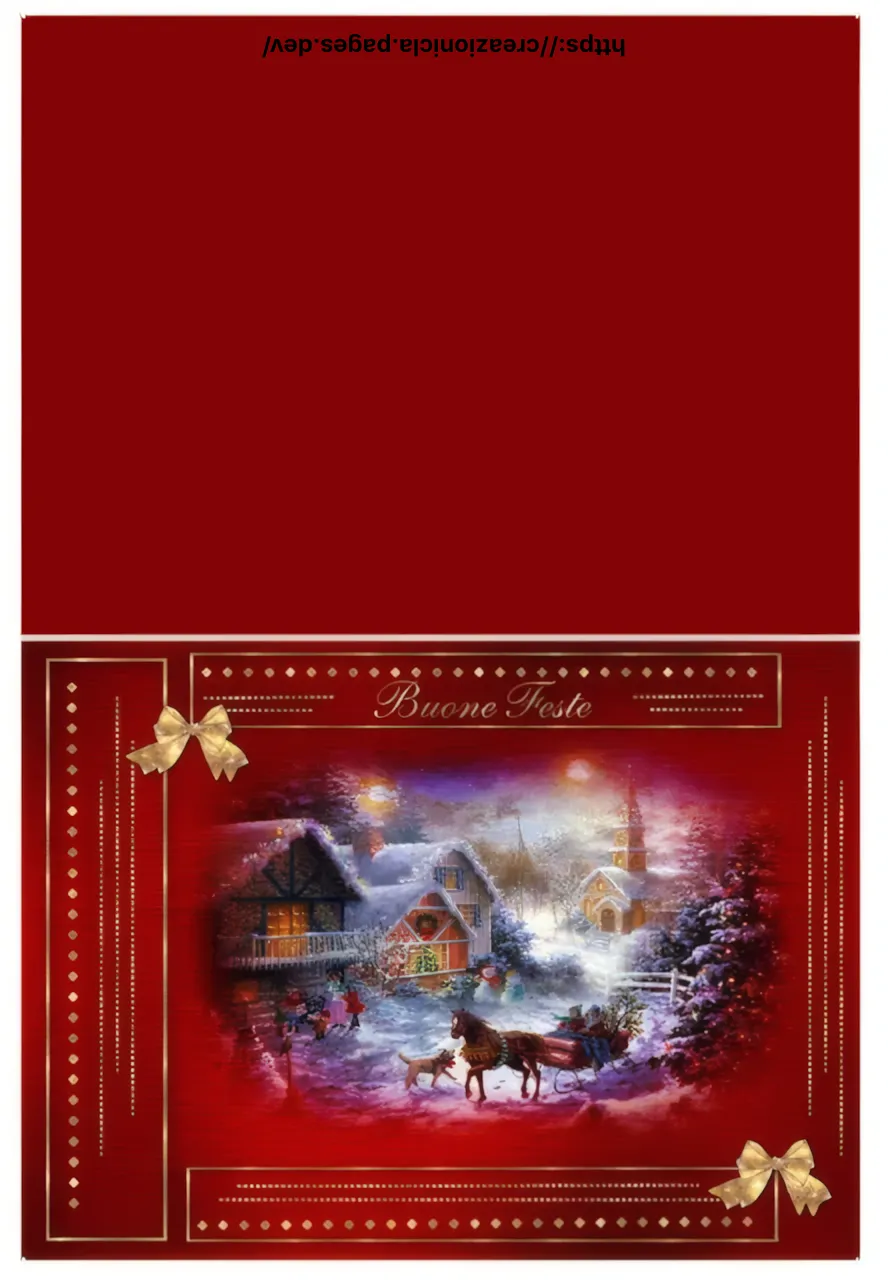 Cartoline Natale Stampabili Gratis — immagine 2