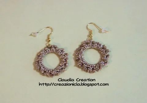 Orecchini all'uncinetto 2