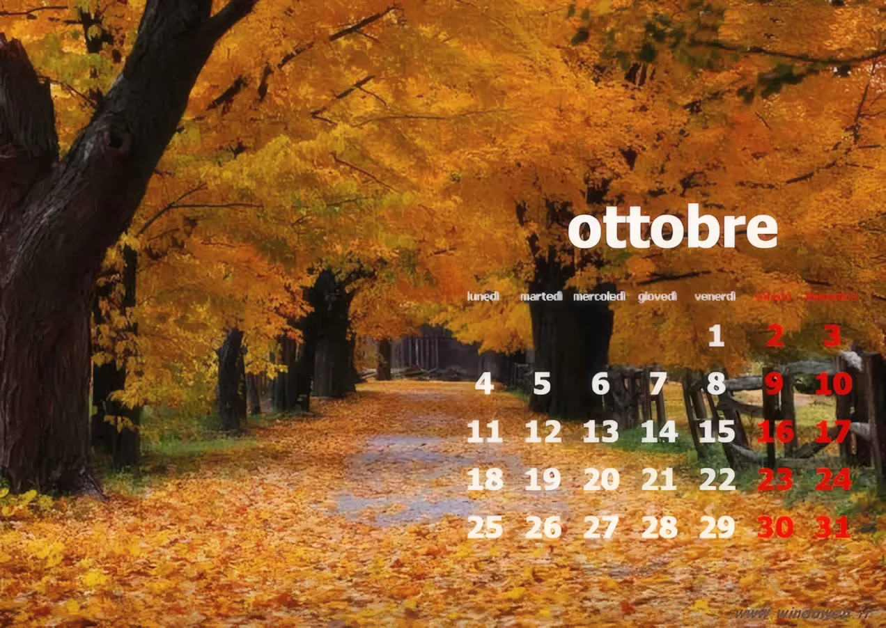 Calendario Stampabile Gratis — immagine 1
