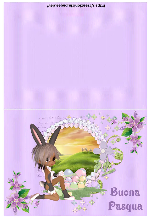 Cartoline Pasqua Stampabili Gratis