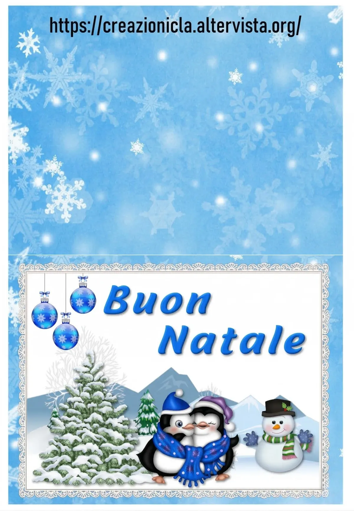Biglietto D'auguri Natale