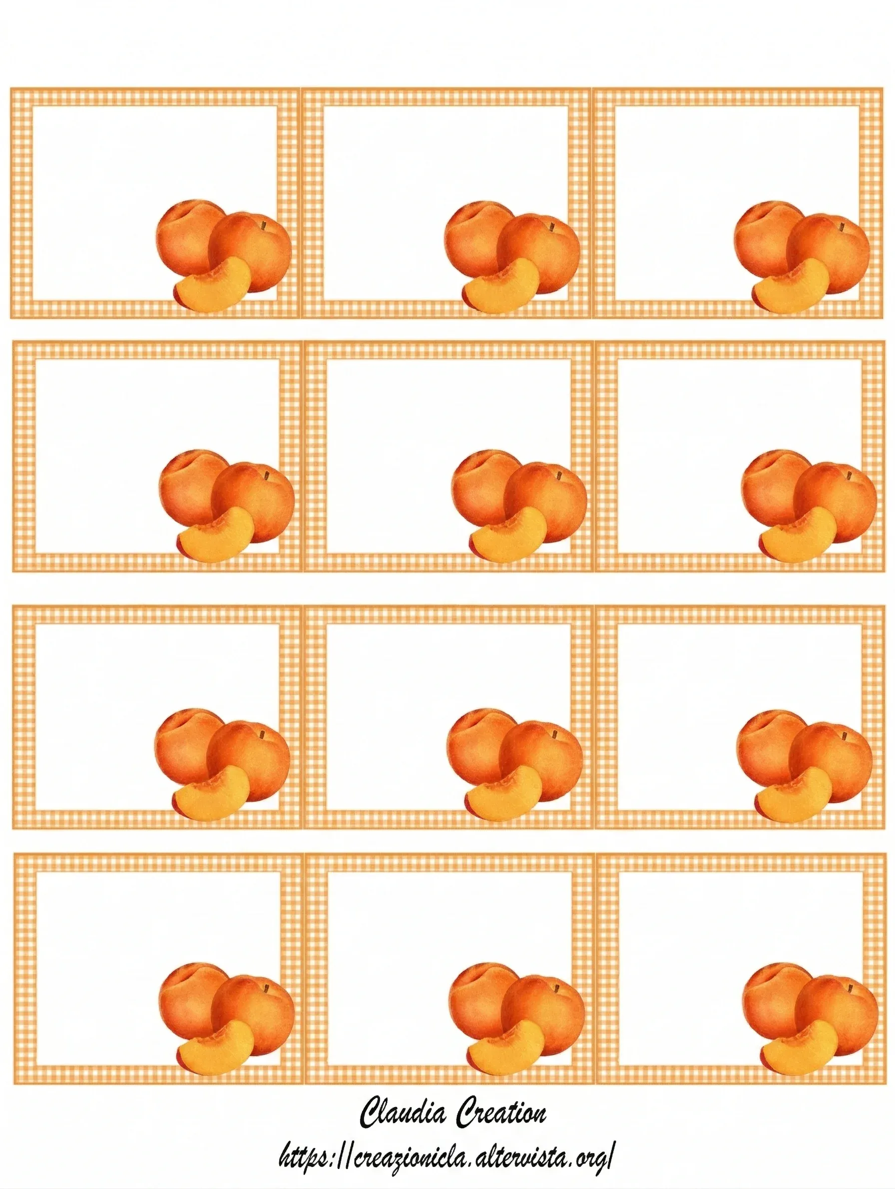 Etichette marmellate, grandi