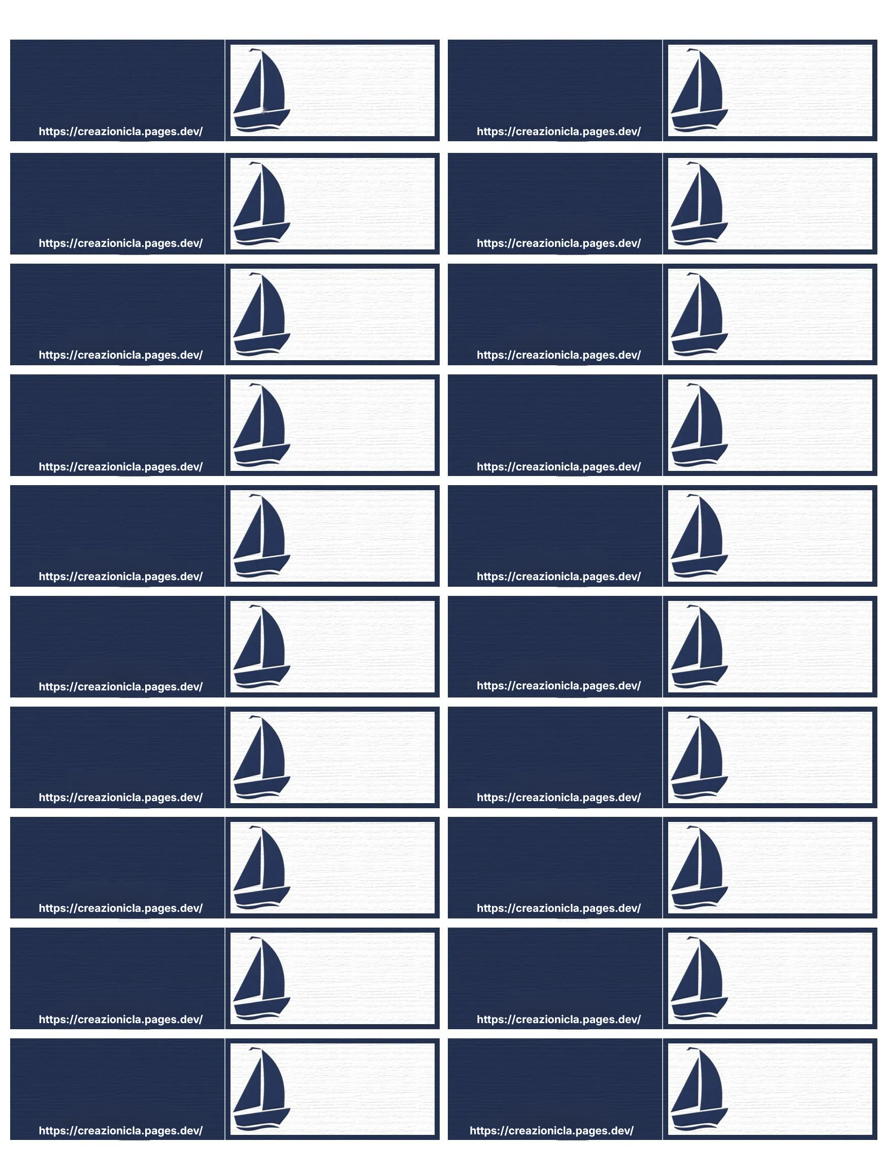Tema Mare Stampabile Gratis