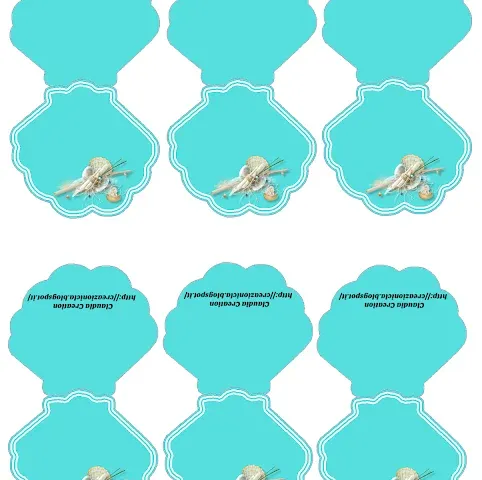 Segnaposti tema mare