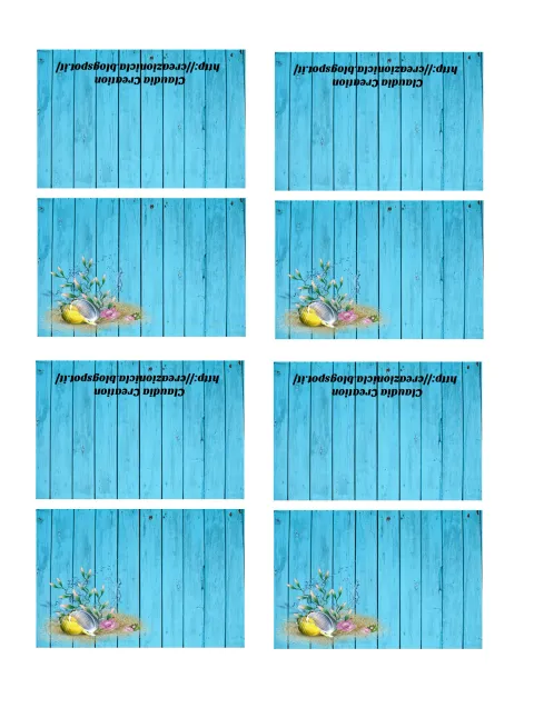 Segnaposti stampabili