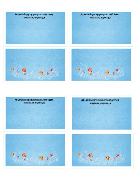 Segnaposti stampabili