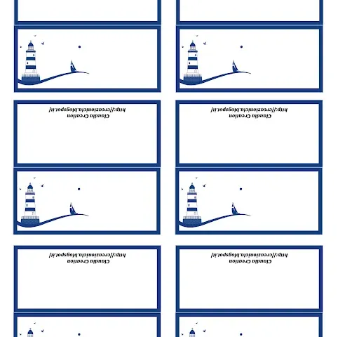 Segnaposti stampabili
