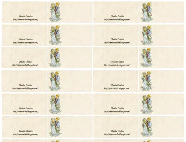 Bigliettini per bomboniere sposi