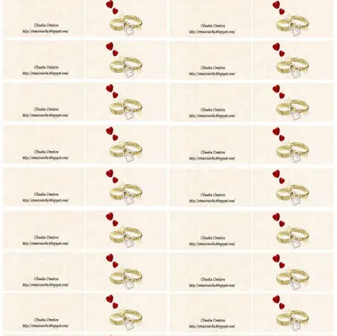 Bigliettini Bomboniere sposi