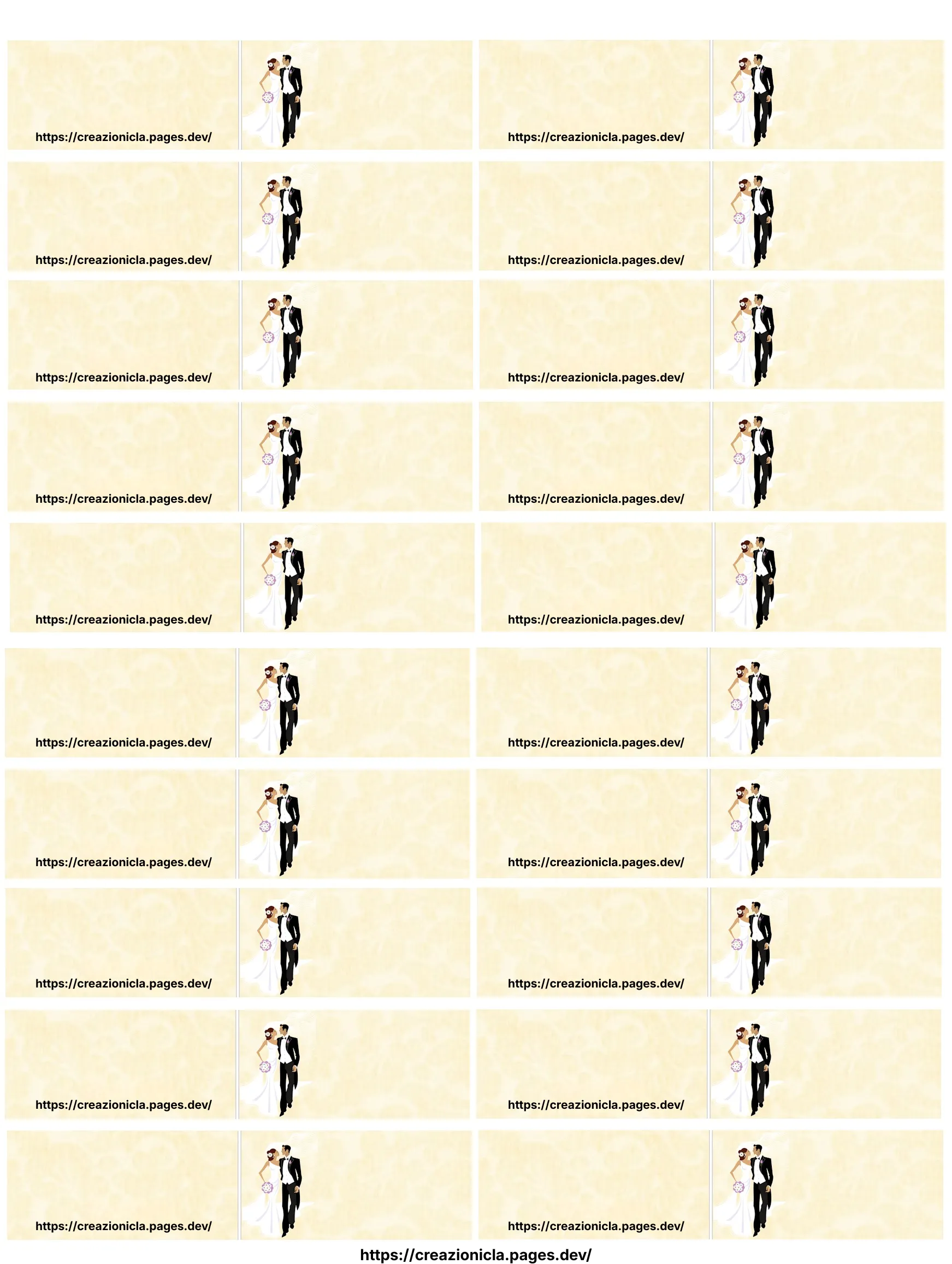 Bigliettini Bomboniere Nascita Battesimo Matrimonio Stampabili Gratis