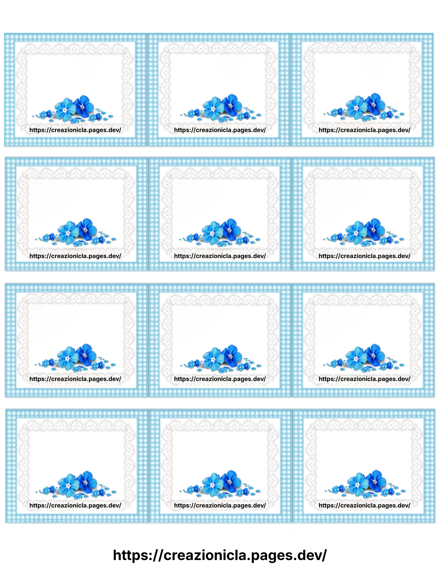 Etichette Stampabili Gratis