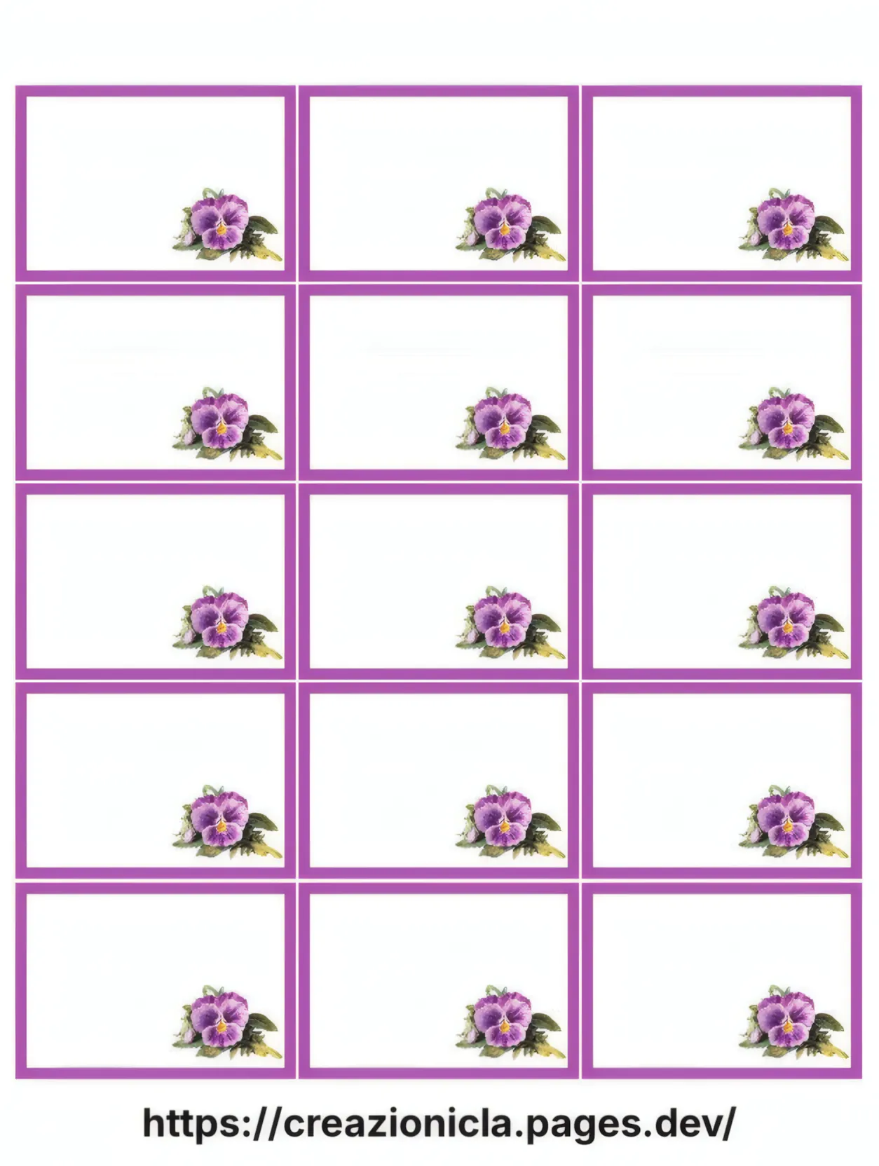 Etichette con Fiori Stampabili Gratis — immagine 2