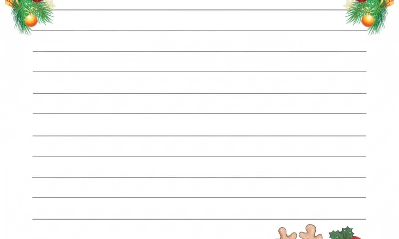 Carta da lettere Natale