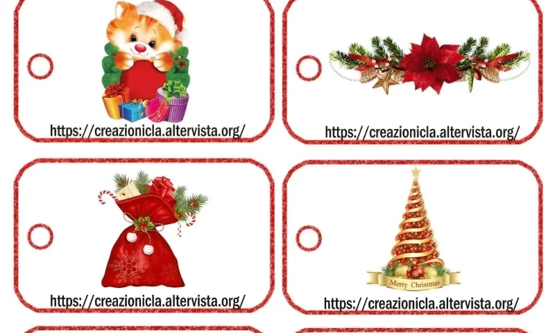 Etichette Natale