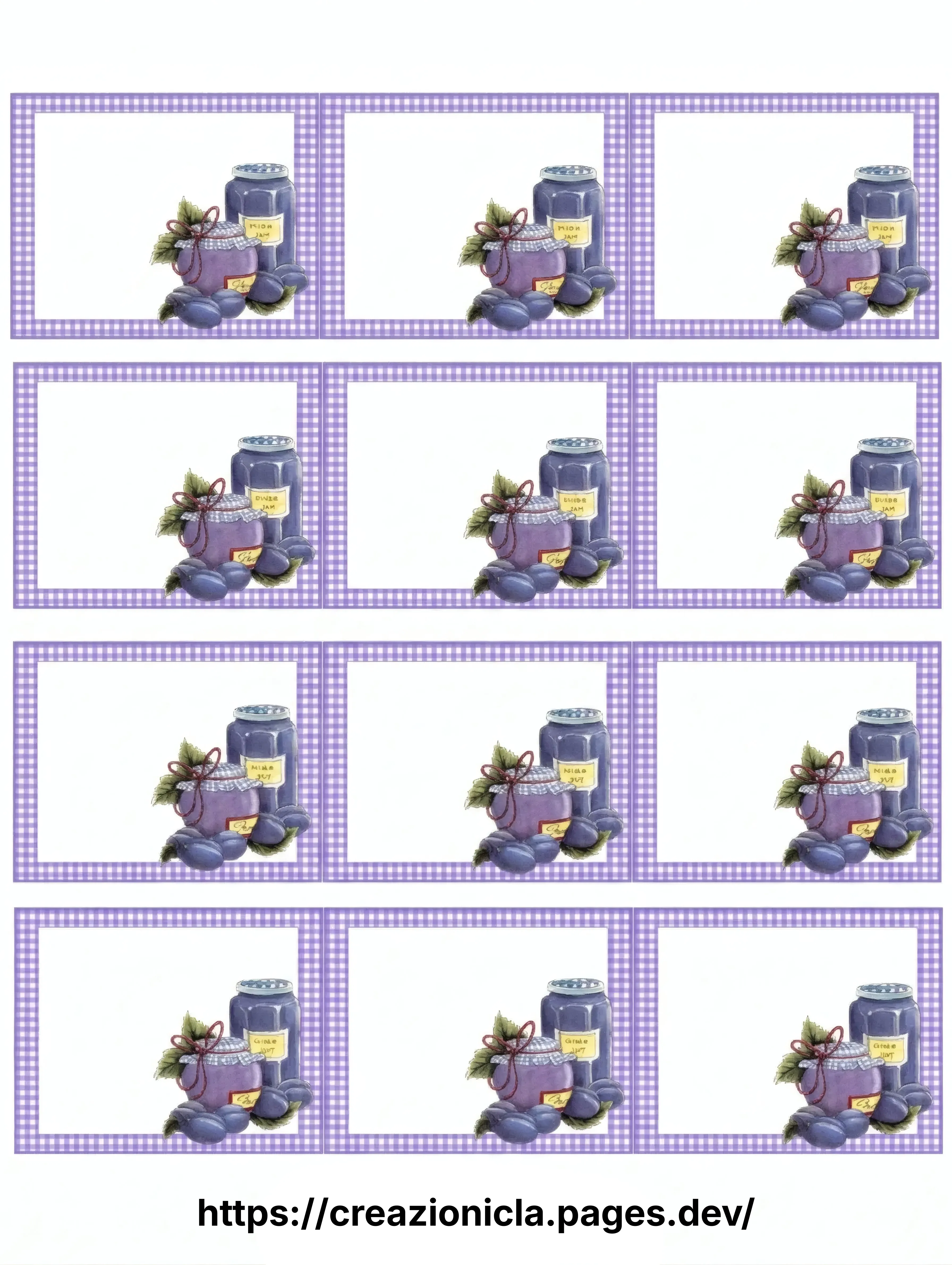 Etichette Grandi Stampabili Gratis — immagine 1