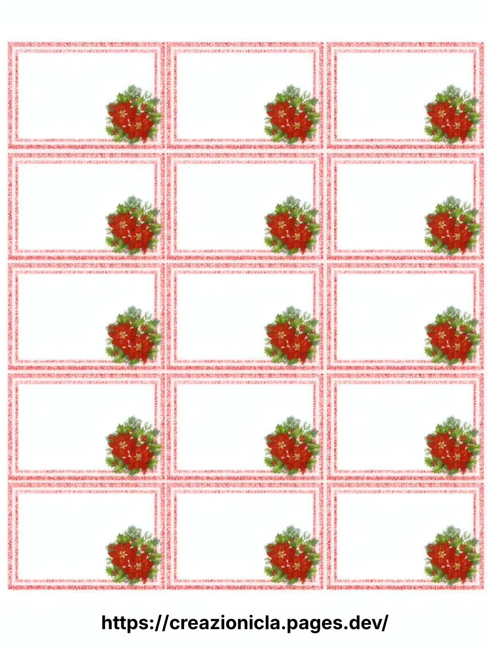 Etichette Natale Stampabili Gratis — immagine 1