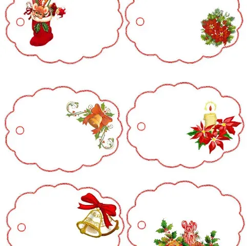 Etichette di Natale 1