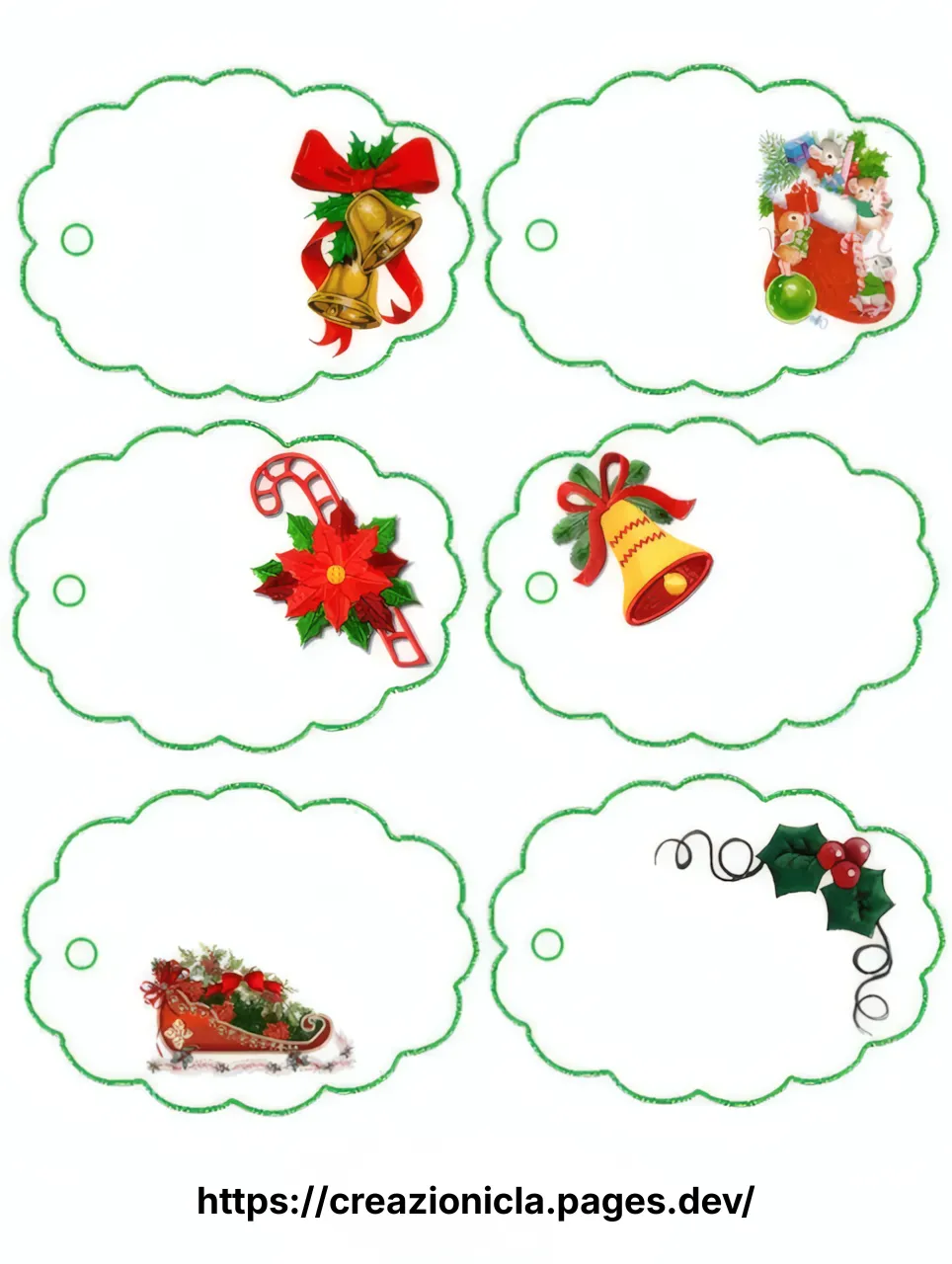Etichette Natale Stampabili Gratis — immagine 2