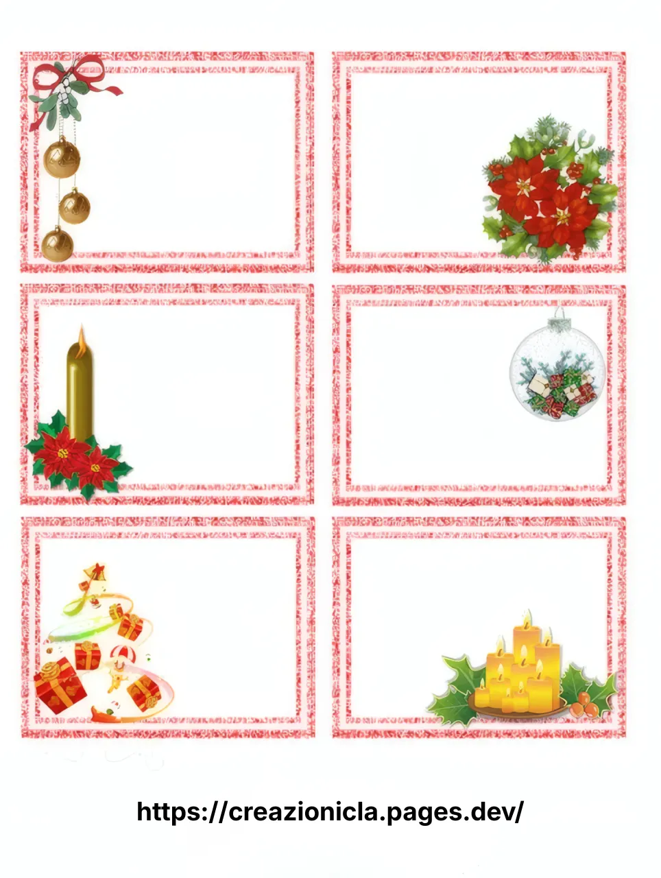 Etichette Natale Stampabili Gratis — immagine 3