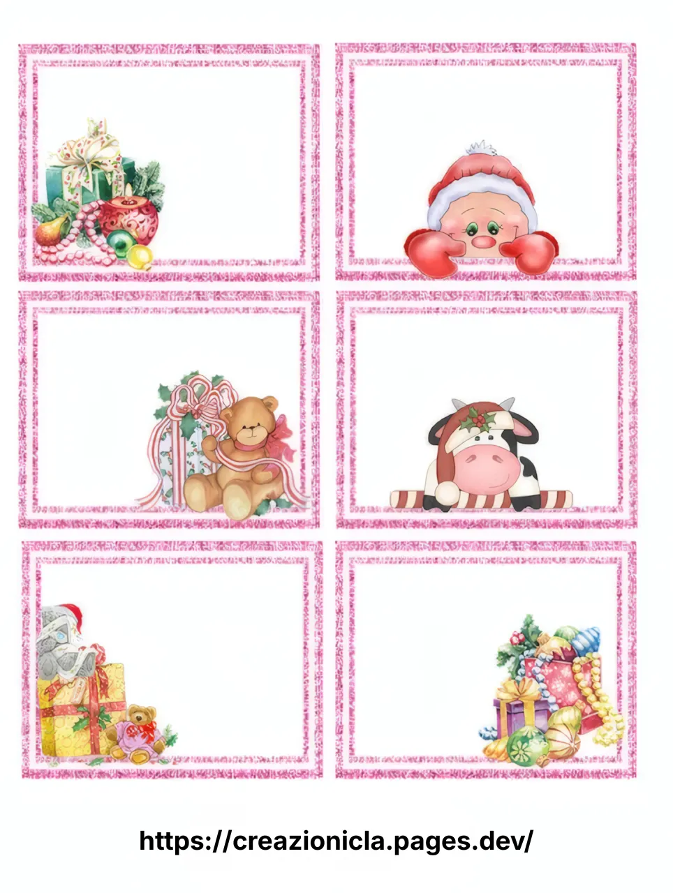 Etichette Natale Stampabili Gratis — immagine 2