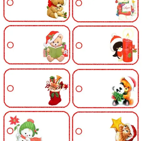Etichette per Natale 6