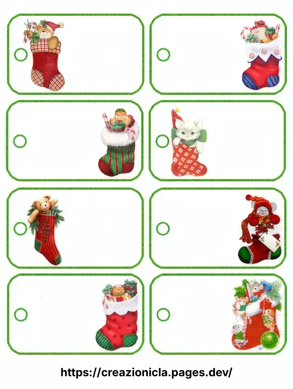 Etichette Natale Stampabili Gratis — immagine 2