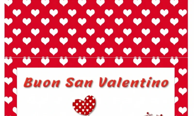 Biglietto d'auguri San Valentino